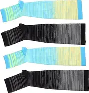WATIIFUFU 2 Pairs Sports Compression Socks Compression Ankle Socks Leg Compression Socks Footless Compression Socks Compression Socks High Compression Socks Medical Compression Socks