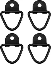 Truck Tie Down Anchor Points Cargo Tie Down Anchors Alloy Steel Tie Down D-Ring for Cargo on Trucks Pickups Trailers Super Load-Bearing, Suitable for Towing, Hanging Goods, 4 Pack