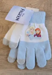NWT Disney's Frozen Olaf Blue and white Gloves OSFM