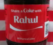 Share A Coke With Rahul Limited Edition Coca Cola Bottle 2015 USA