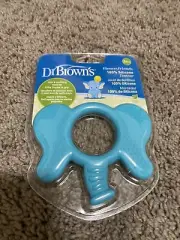 NEW Dr. Browns silicone teether 3m+ Blue