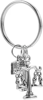 [Ciieeo] Lawyer Charm Keyring Zinc Alloy Snap Apart Keychain for Daily Use