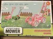 Automatic Bubbler Lawn Mower Pink- Bubble Machine Summer Outdoor Toy