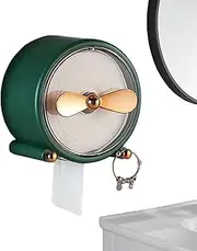 Wall Tissue Box Holder - No Drilling Wall Mounted Tissue Box | Safe Storage Rounded Edges for Dish Work Makeup Bathroom Toilet Family Home Use