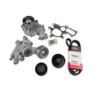 Basco Drive Belt with Pulleys, Water Pump & Tensioner - DBS1049EPTWP