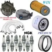 Tune Up Kit Filters Cap Spark Plugs Wire For CHEVROLET MONTE CARLO V8 6.6L 1975