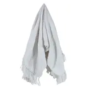 [Sleeping Giant] Flux Throw Poly Boucle White - 130cm x 150cm