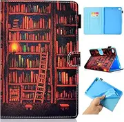 iPad Mini 5 Case, Lspcase iPad Mini 2/3 / 4 PU Leather Case Wallet Flip Cover Stand Magnetic Clasp Case with Pen Holder Auto Sleep/Wake and Card Slot for Apple iPad Mini 1 2 3 4 5 - Bookcase