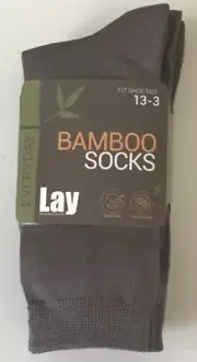 12 PAIRS KIDS UNISEX SIZE 13-3 GREY 95% BAMBOO SCHOOL SOCKS