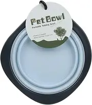 Travel Dog Bowl - Portable Dog Bowls for Traveling - Feeder Dish with Carabiner Clip, Food Container Pet Supplies for Camping Walking Hiking Outdoor