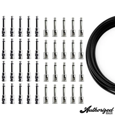 George L's .155 Pedalboard ES-8 Effects Switcher 20 Cable Kit | Black