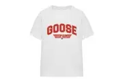 Top Gun Unisex Adult Goose Varsity T-Shirt (White) - UTTV16902