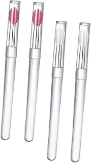 Didiseaon Precision Lipstick Applicators 4pcs Makeup Brush Set for Lip Gloss Professional Use
