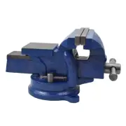 4in Bench Vise With Anvil Swivel Locking Base Tabletop Clamp Heavy Duty Steel US