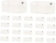 LOORGVEL 25pcs Light Buckle Batten Light Chains Window Blackout Door Screen LED Clips Doorways Blinds Ground Blind Screen for Windows Blackout Track Light Transparent Plastic