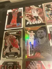 Chicago Bulls 46 Card Lot. Inserts and Rookies Lonzo Ball Zach Lavine