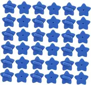 HOODANCOS 100 Pcs Butterfly Hat Tie Tack Back Replacement Safety Pin Brooch Lapel Pin Backing Holder Blue Tie Brooch Backs Uniform Badge Replacement Pin Locking Clasp Behind Buckle Rubber
