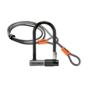 Kryptonite Evolution Mini U-Lock 3.25 X 7 In & 4 Ft Kryptoflex Cable W
