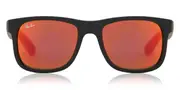 Ray-Ban RB4165 Justin Color Mix 622/6Q Men's Sunglasses Black Size 55