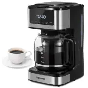 Programmable Drip Coffee Maker 12 Cup Coffee Machine with Iced Coffee Function
