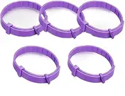 4 Pieces Cat Calming Collars Adjustable Cat Pheromones Calming Collars with Reducing Anxiety for Pets Suitable for Small Medium and Large Cats (Purple, One Size)