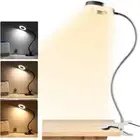 LED Reading Lights 360°Flexible Dimmable Table Lamp Clip On Eye Protection Light