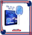 Mosquito Zapper Electric Fly Swatter - 180° Foldable Bug Zapper, Rechargeable E