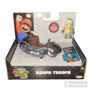 Nintendo Super Mario Bros. Movie Pull Back Toy Racer Kart Koopa Troopa Figure