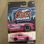 2025 hot wheels neon speeders mazda rx-7 Vhtf