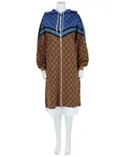 Gucci Oversized Technical Jersey Long Jacket