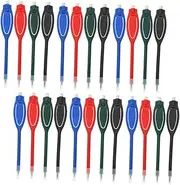 TOBBOMEY 24pcs Plastic Golf Pencils with Eraser Clips Durable Writing Supplies for Golf Events Tournaments and Drawing Essential Accessories for Score Tracking