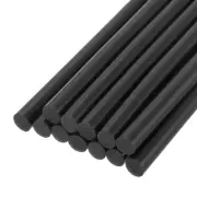 12pcs Mini Hot Glue Sticks for Glue Gun 0.43-inch x 4-inch Black