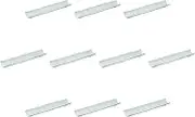 Set of 10 Blue White Porcelain Drizzle Protruding Long Plates (Small) 9.8 x 2.5 x 1.1 inches (25 x 6.4 x 2.7 cm) | Setomonohonpo