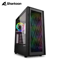 在飛比找PChome24h購物優惠-Sharkoon 德國旋剛 RGB WAVE 逐浪者 ATX