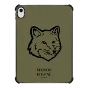 iPad 10.9-inch (10th gen) iPad Impact Case Maison Kitsuné Bold Fox Head Green Tea Tablet Case