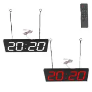 Double Sided LED Clock Digital Temperature Display Wall Clocks For Subways New