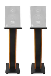 (2) Rockville 28" 2-Tone Studio Monitor Speaker Stands For Rockville DPM6B