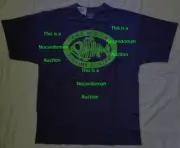 NEW DAVISON'S OF BERMUDA FISHING CENTER NAVY T SHIRT SIZE M DAVIDSON'S FREE SHIP