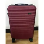 【全新】24吋 酒紅色 360度硬殼行李箱/旅行箱/登機箱 / ABS防刮防撞