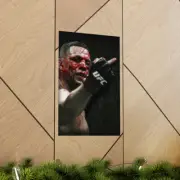 Nate Diaz Matte Vertical Posters