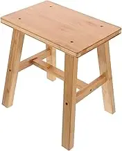 Yardenfun Wooden Step Stool for Step Stool with Minimalist Design for Shoe Changing Plant Stand Bathroom Use