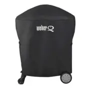 Weber 7113 Portable Cart Grill Cover - Black