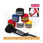 COTTON STRAP BOXING BANDAGE SANDA MUAY THAI MMA HAND GLOVES