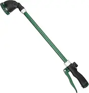 FLORIAX 24 Inch Watering Wand With Rotating Head - Heavy Duty Ergonomic Sprayer With Trigger, Adjustable Spray Garden Hose Nozzles, Hanging Basket Wand With Flow Control, No Assembly Required