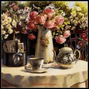 Romantic Embrace-Embroidery Needlework craft DIY Counted Cross Stitch Chart