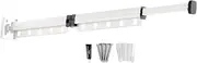 Wall Mounted Clothes Drying Rack | Wall Mounted Clothes Hanger Rack | Collapsible Laundry Drying Rack, Wall Mounted Clothes Drying Rack for Balcony