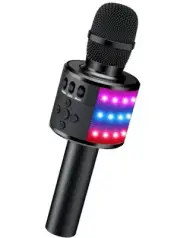 Karaoke Microphone Wireless Bluetooth Lights Up