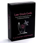 Black Island Time Wellness Love Oracle Cards Tarot Divination Meditation Cards Suitable for Beginners , Entertainment Party Game