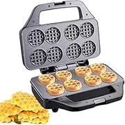 Electric Waffle Maker Machine, Breakfast Sandwich Maker, Non-Stick Waffle Iron Machine, Toaster Maker With Work Indicator Light And Handle, For Snacks, Desserts, Sandwiches, Donuts