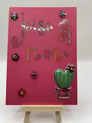 Just a Note” Handmade Card – 5x7
